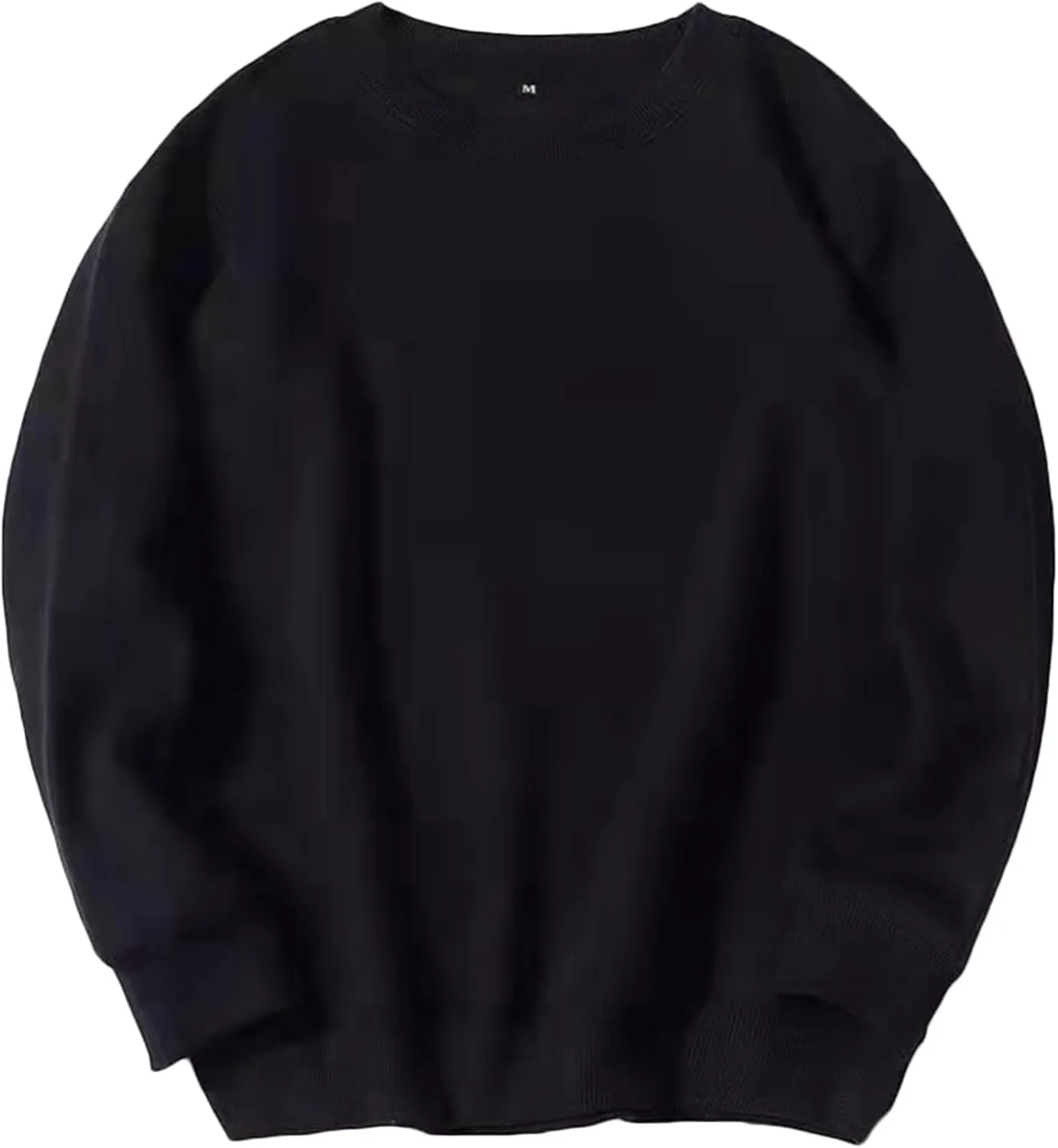 Sweatshirts for Men 2024 Fashion Long Sleeve Solid Athletic Crewneck Shirts Casual Stylish Workout Tee Tops Going Out