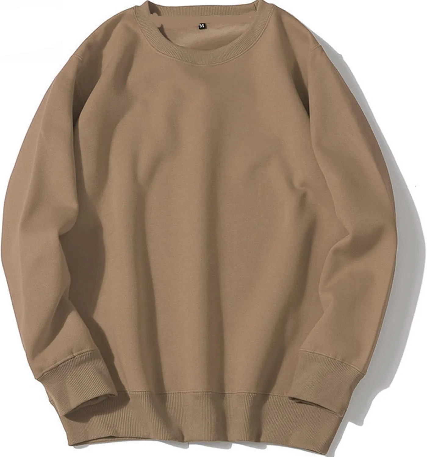 Sweatshirts for Men 2024 Fashion Long Sleeve Solid Athletic Crewneck Shirts Casual Stylish Workout Tee Tops Going Out