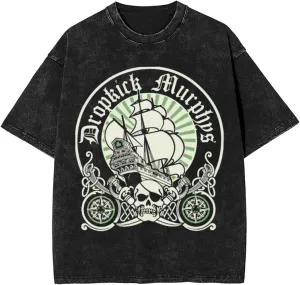 T Shirts for Men Oversized Loose Fit Tshirt Cotton Washed Vintage Tee Unisex Tops