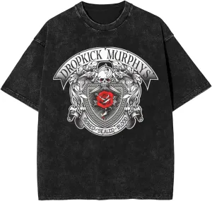 T Shirts for Men Oversized Loose Fit Tshirt Cotton Washed Vintage Tee Unisex Tops