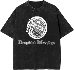 T Shirts for Men Oversized Loose Fit Tshirt Cotton Washed Vintage Tee Unisex Tops