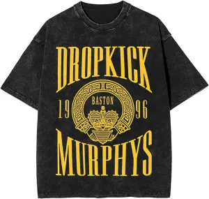 T Shirts for Men Oversized Loose Fit Tshirt Cotton Washed Vintage Tee Unisex Tops