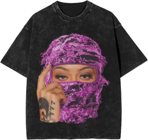 T Shirts for Men Oversized Loose Fit Tshirt Cotton Washed Vintage Tee Unisex Tops