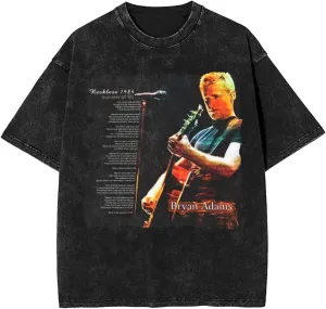 T Shirts for Men Oversized Loose Fit Tshirt Cotton Washed Vintage Tee Unisex Tops