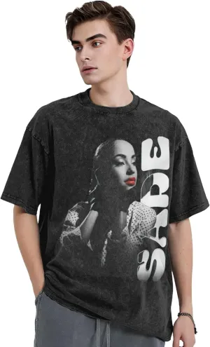 T Shirts for Men Oversized Loose Fit Tshirt Heavy Cotton Washed Vintage Tee Unisex