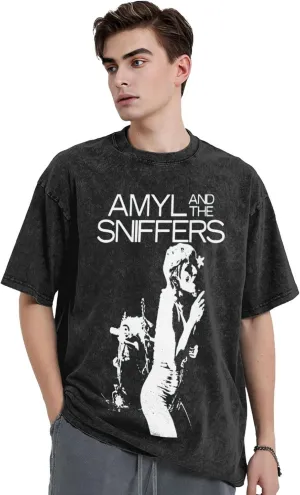 T Shirts for Men Oversized Loose Fit Tshirt Heavy Cotton Washed Vintage Tee Unisex