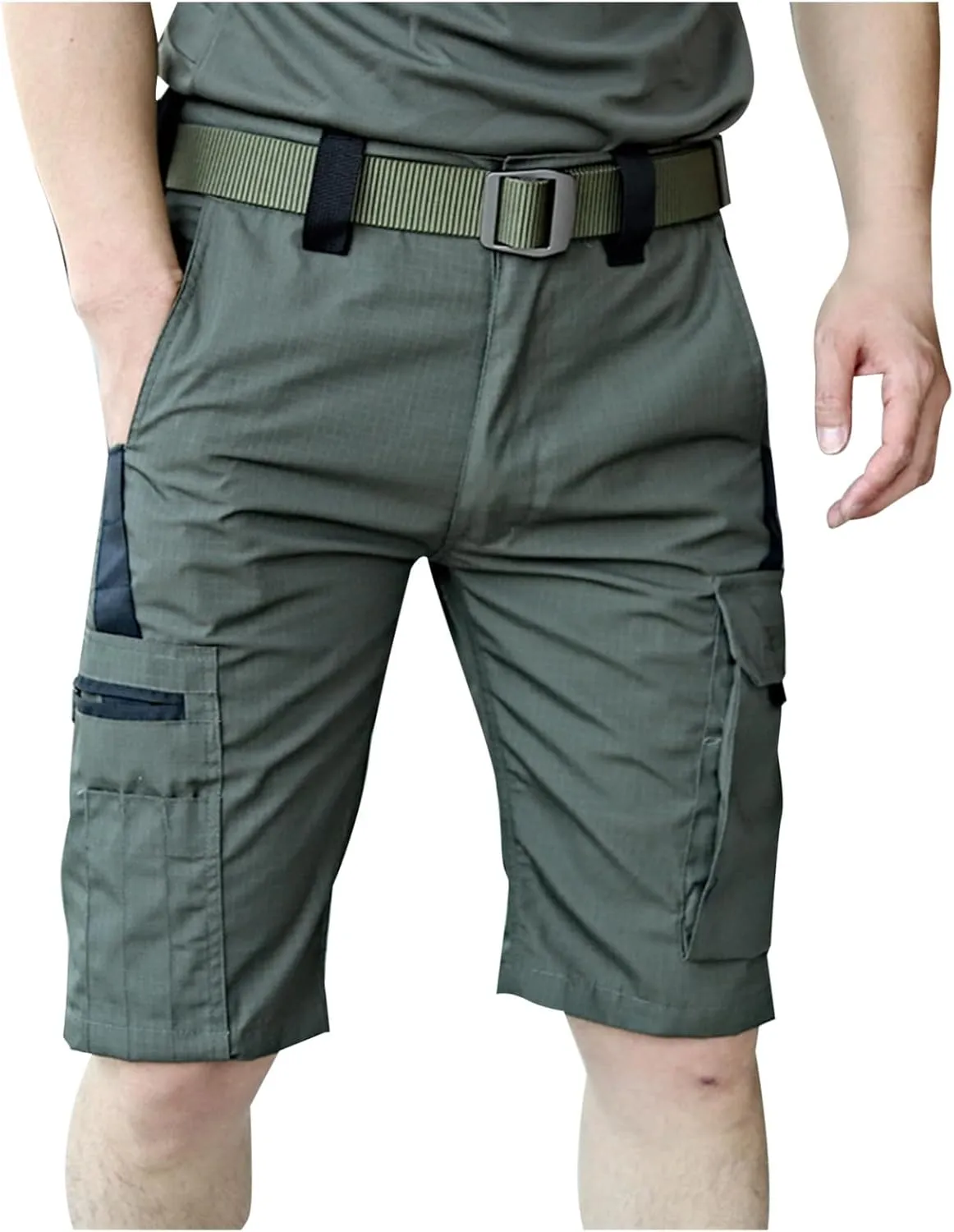 Tactical Cargo Shorts for Mens Casual Outdoor Lightweight Short Pants Sport Hiking Fishing Shorts with Pockets