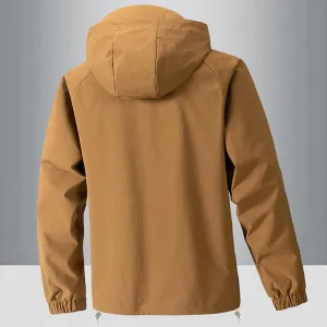 Thatrich Mens Baseball Jackets Lightweight Oversized Hoodies Waterproof Hiking Coat Windbreaker Jackets Outdoor Overcoat Fall