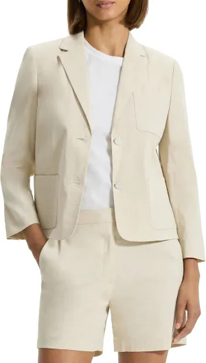 Theory Women's Shrunken Patch Pocket Jacket