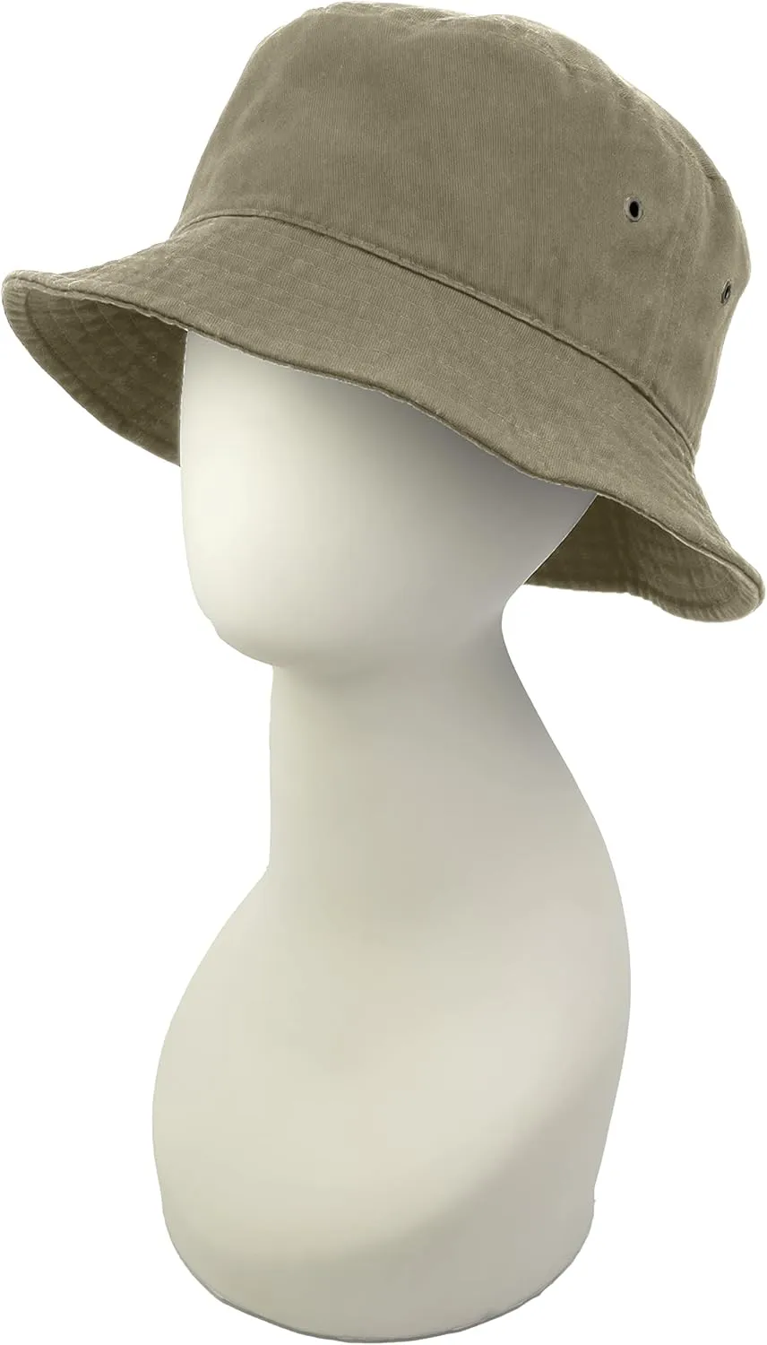 Utmost Bucket Hat 100% Cotton & Denim Lightweight Packable Outdoor Summer Beach Fishing Sun Hat