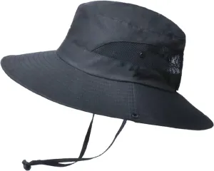 Wide Brim Sun Hats for Men Women Breathable UV Protection Sun Hat Lightweight Stay Cool Beach Fishing Hiking Boonie Hat
