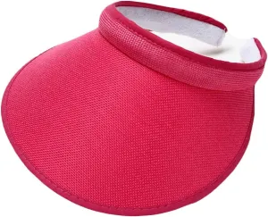 Wide Brim Sun Visors for Women Sun Protection Gardening Hat Summer Golf Tennis Running Cap