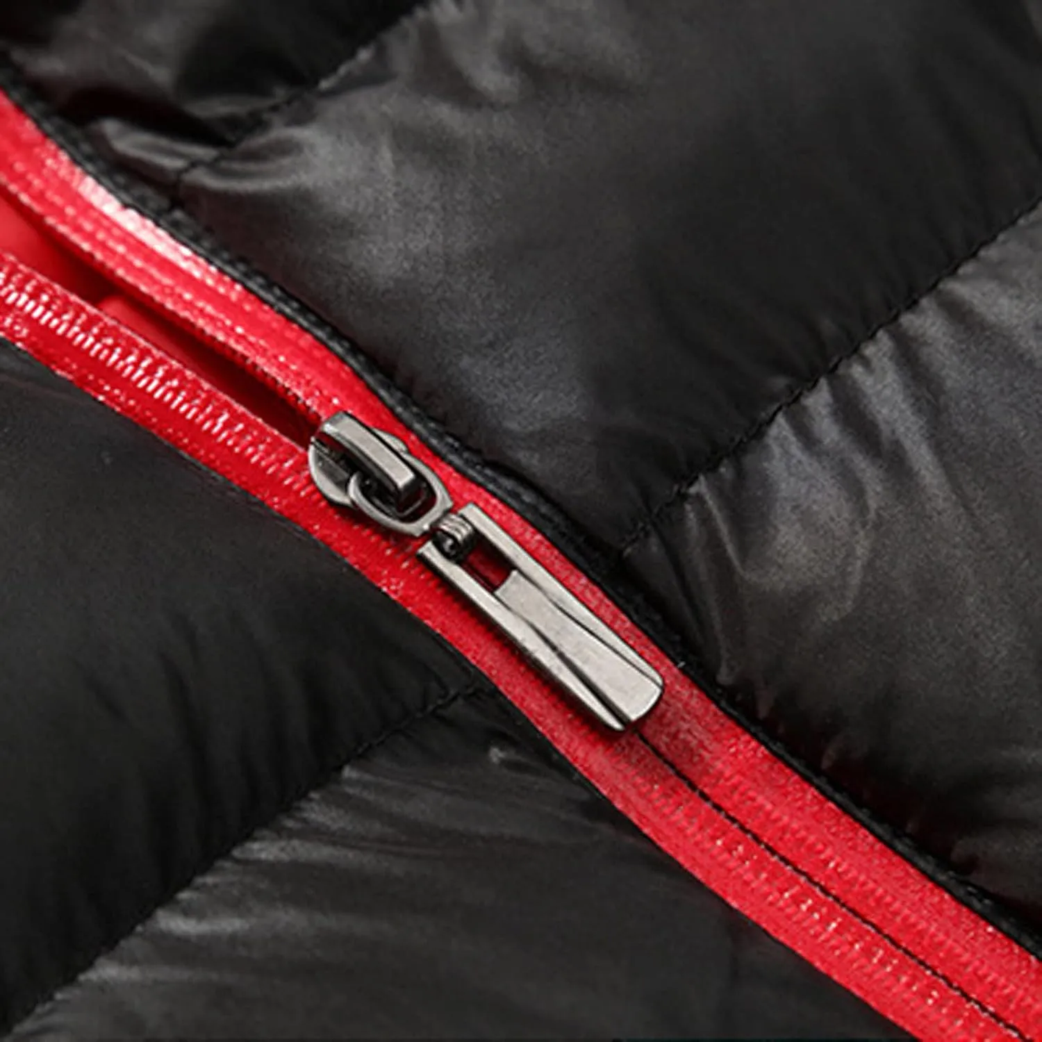 Winter Jackets for Men - Lightweight Puffer Quilted Jacket, Packable Down Coat, Stand Up Collar