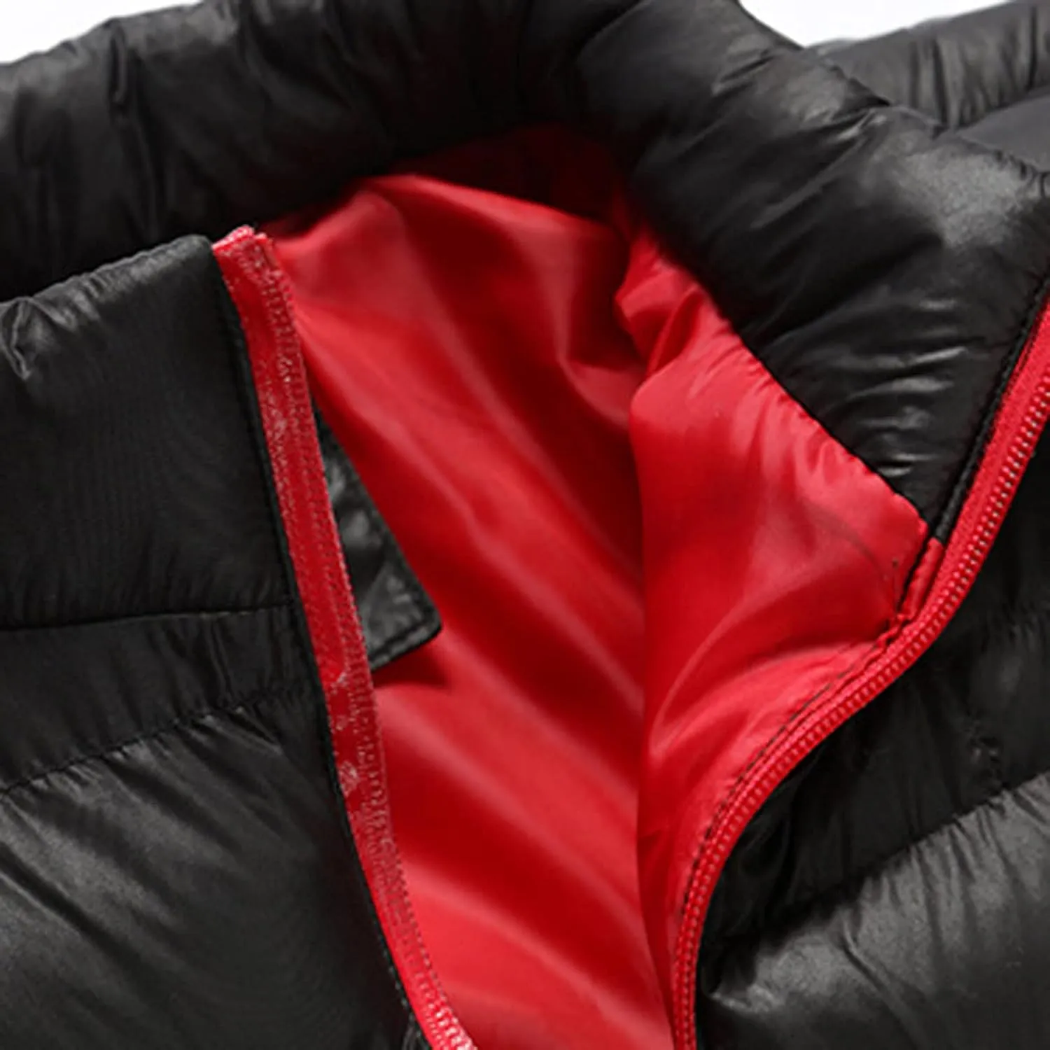 Winter Jackets for Men - Lightweight Puffer Quilted Jacket, Packable Down Coat, Stand Up Collar