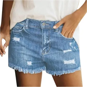 Women Shorts jean shorts womens plus size High Slim pants jean shorts womens high waisted Hole Summer Jeans Waist Sexy Pants