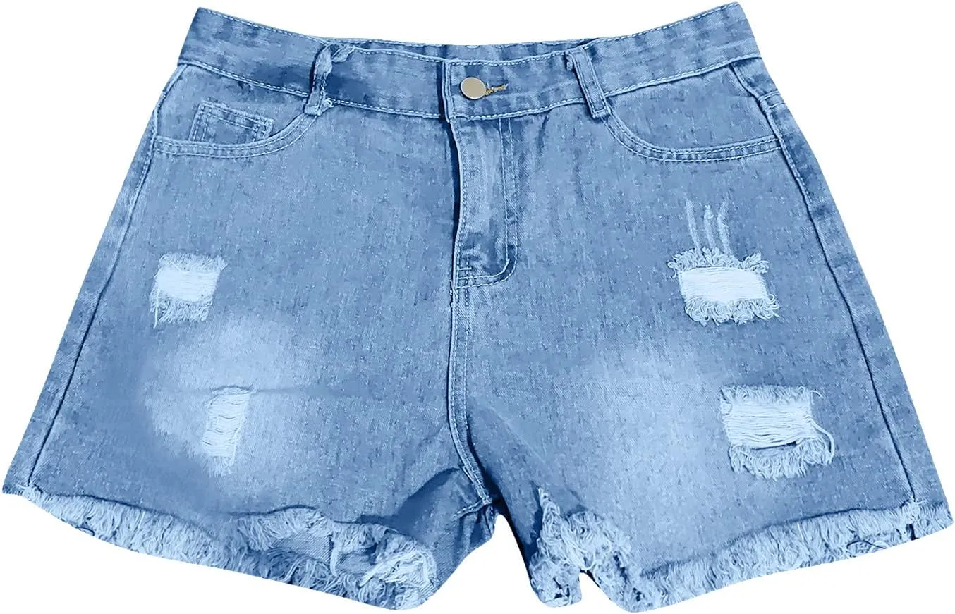 Women Shorts jean shorts womens plus size High Slim pants jean shorts womens high waisted Hole Summer Jeans Waist Sexy Pants