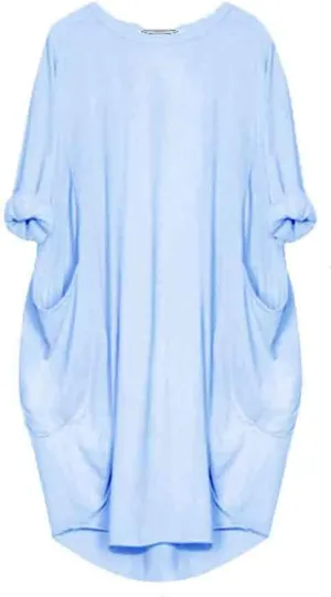 Womens Casual Summer T Shirt Dress Short Sleeve Casual Loose Sundress Oversized Mini Dress