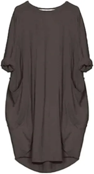 Womens Casual Summer T Shirt Dress Short Sleeve Casual Loose Sundress Oversized Mini Dress
