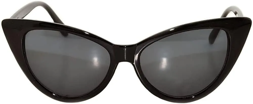 Womens Cat Eye Sunglasses Classic Vintage High Pointed Winged Retro Design UV Protection