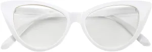 Womens Cat Eye Sunglasses Classic Vintage High Pointed Winged Retro Design UV Protection