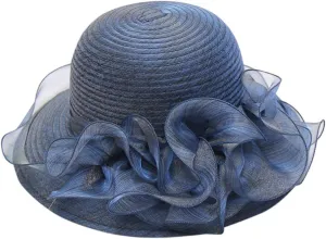 Women's Kentucky Church Derby Racing Horse Organza Hat Bucket Hat Bowler Wedding Dress Party Cap
