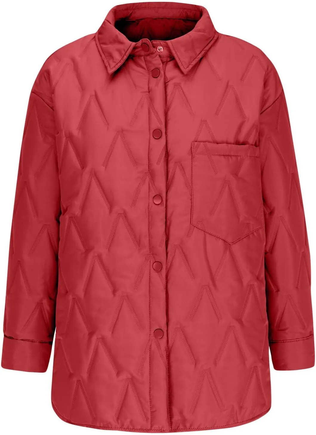 Womens Oversized Winter Coats Quilted Lightweight Jackets Thicken Parkas Outerwear Fashion Puffer Jackets Down Coats