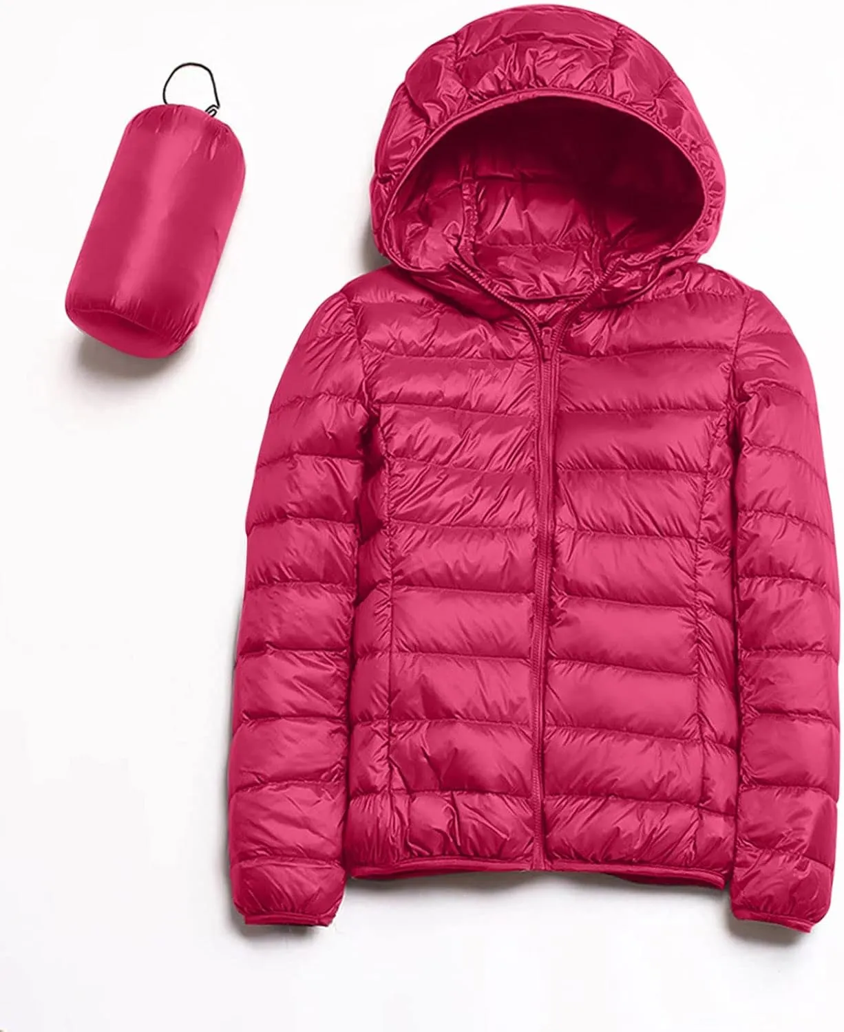 Womens Puffer Jacket Quilted Lightweight Alternative Down Coat Warm Winter Women Lightweight Waterproof Raincoat