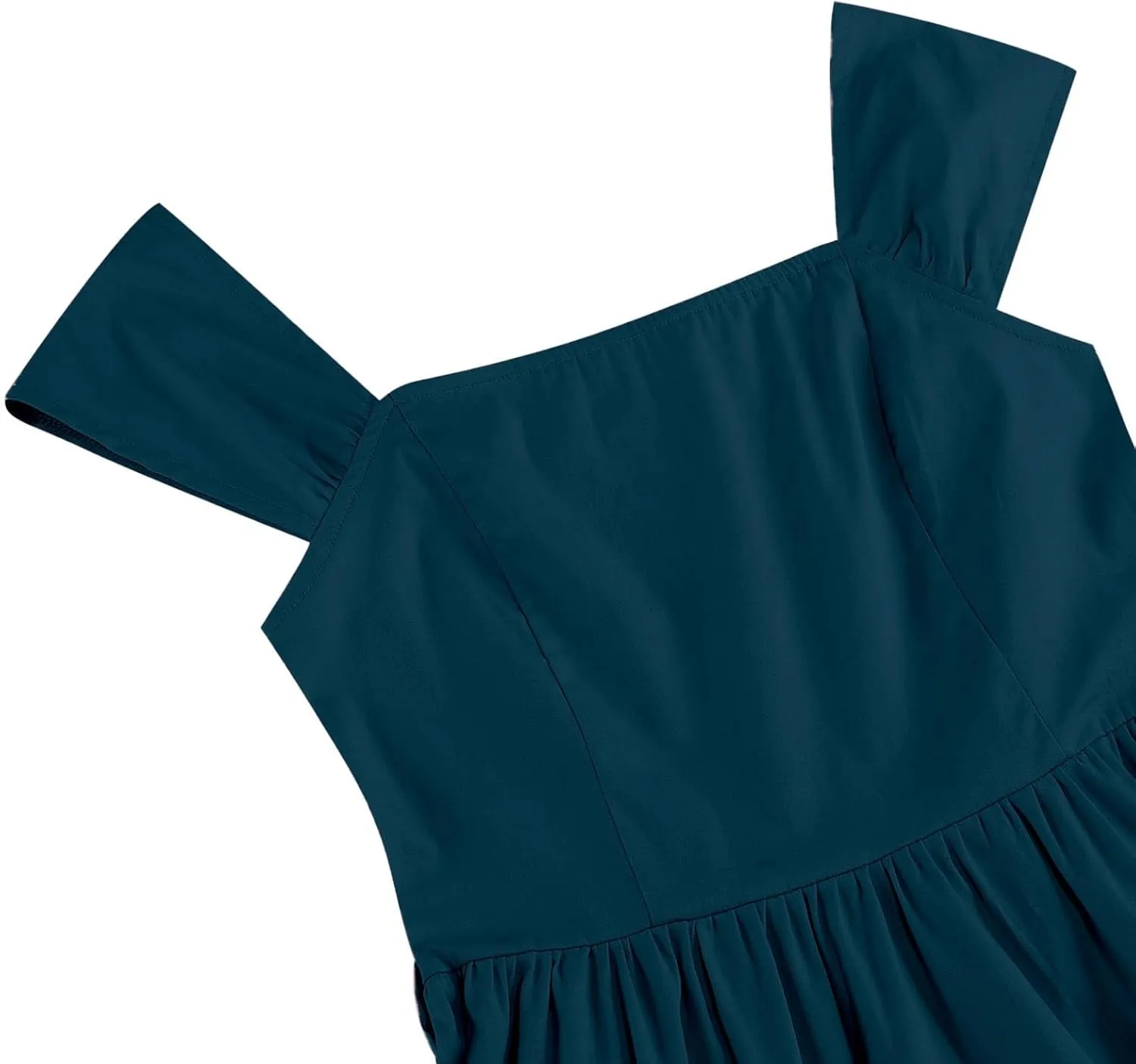 Women's Summer Casual Dress Dress Waist Bow Solid Color Cotton Vest Skirt Retro Elegant Casual Boho Floral