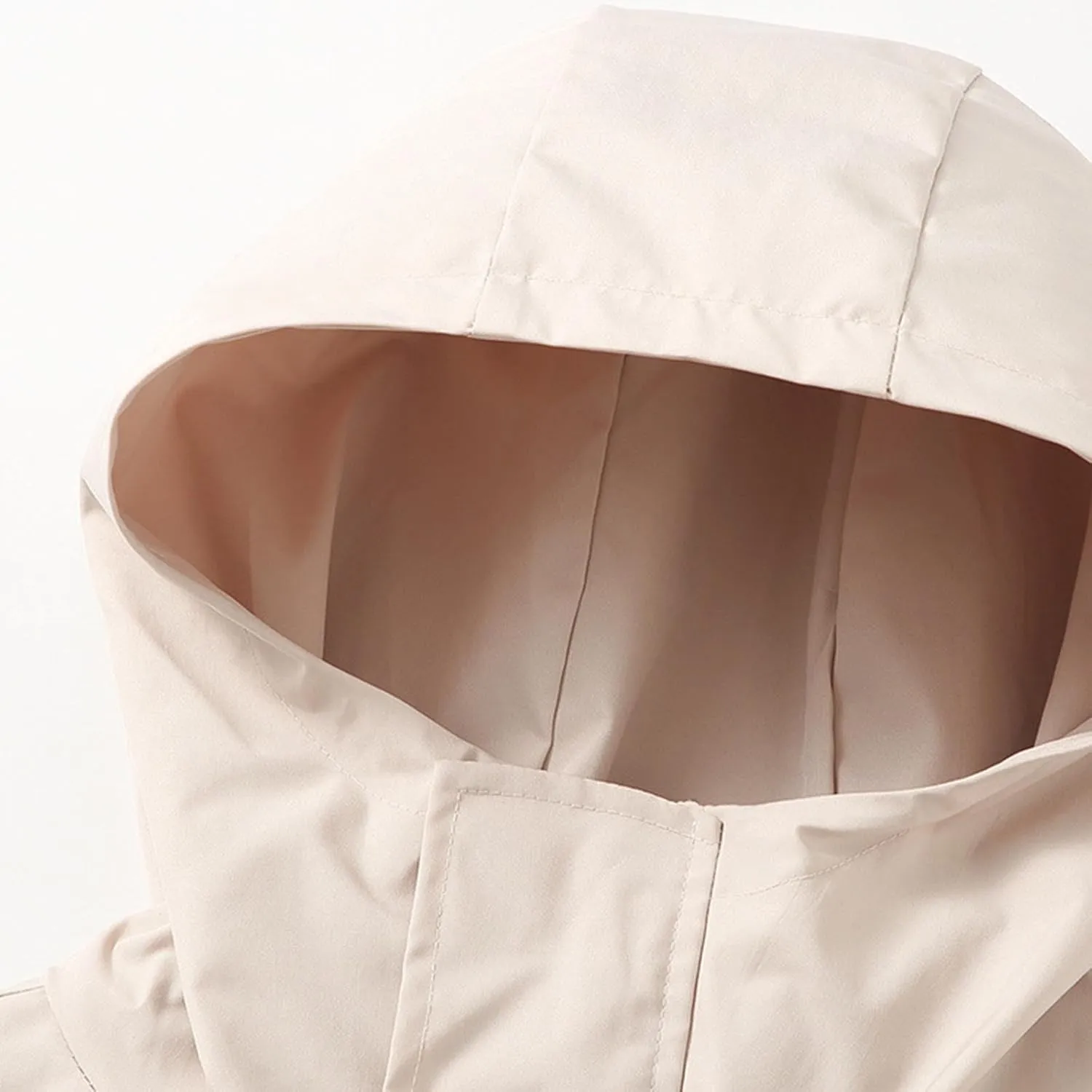 Women's Waterproof Rain Jacket Lightweight Breathable Raincoat Oversize Hooded Hiking Jacket Softshell Windbreaker