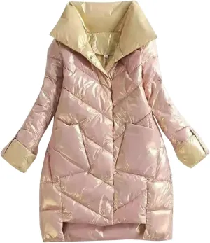 Womens Winter Coats Quilted Lightweight Jackets Hooded Parkas Casual Outerwear Padded Long Puffer Jackets Down Coats