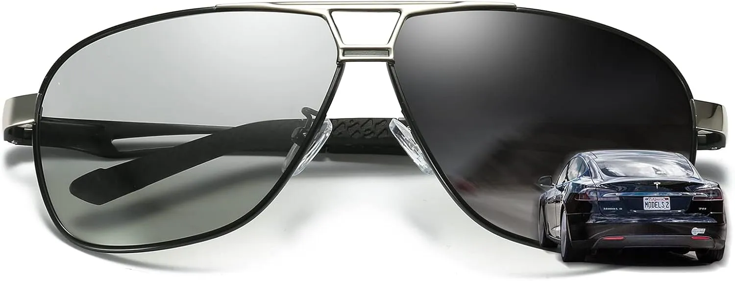 YIMI Polarized Photochromic Driving z87 Sunglasses For Men Women Day and Night safety glasses