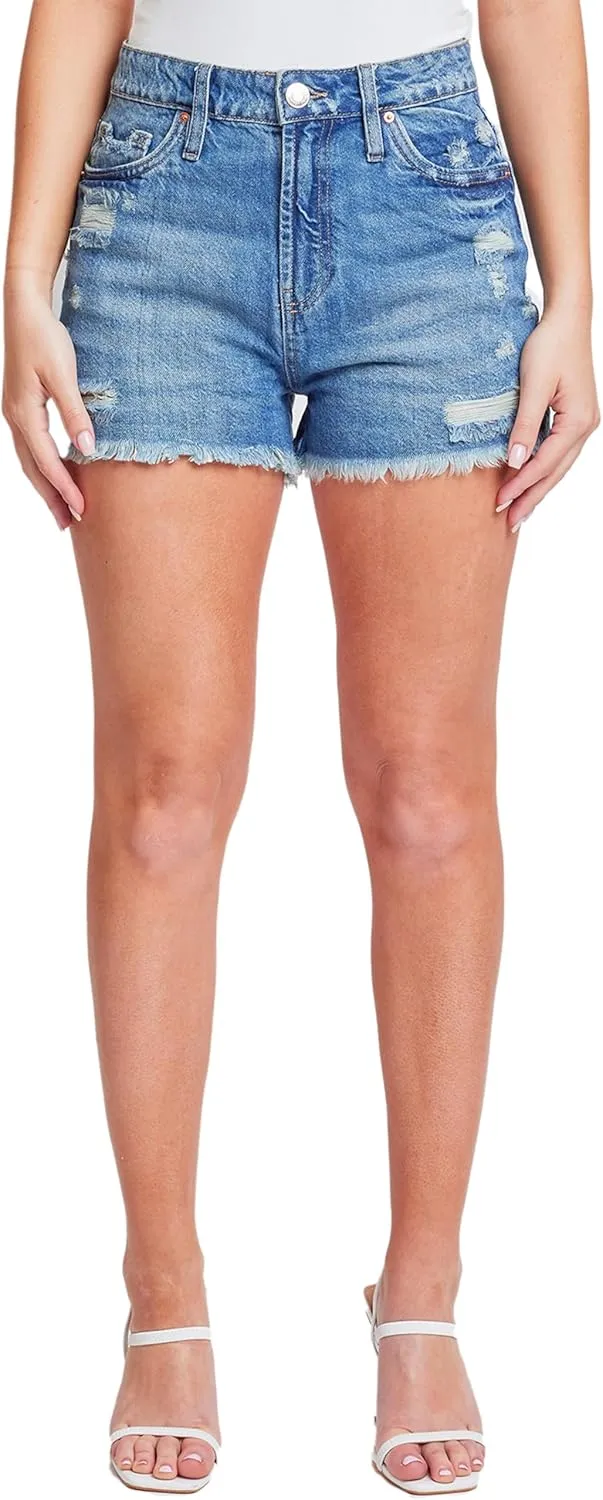 YMI Jeans Women's 80s Mom Shorts Denim
