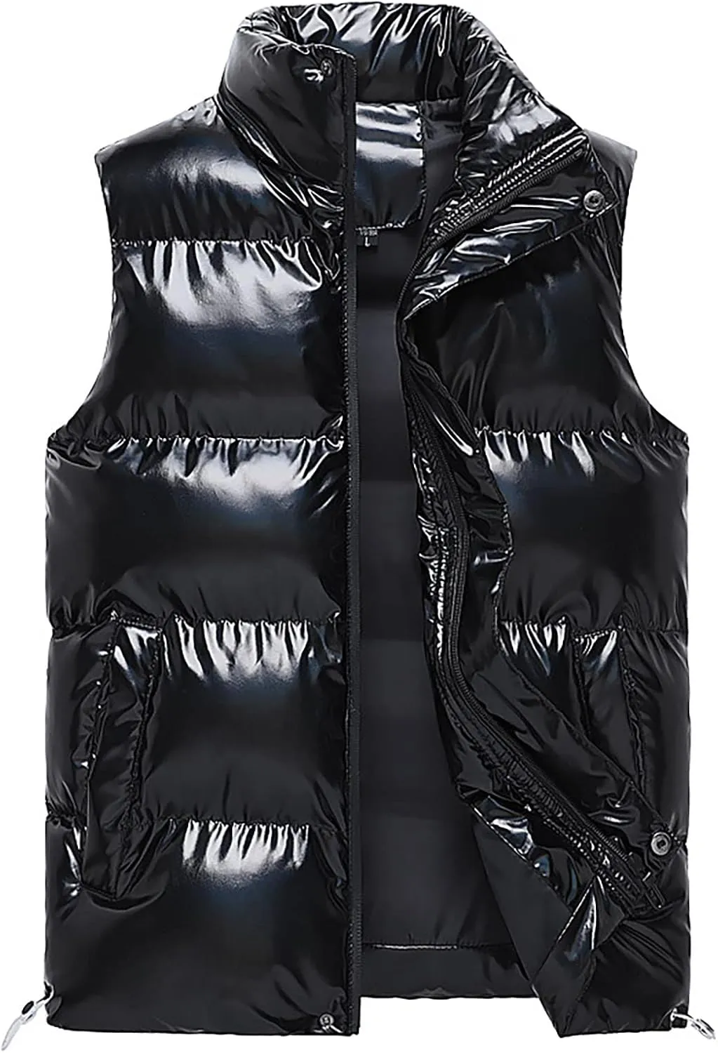Ymosrh Men's Puffer Jacket Lightweight Packable Down Vest Jacket Coat, M-5XL