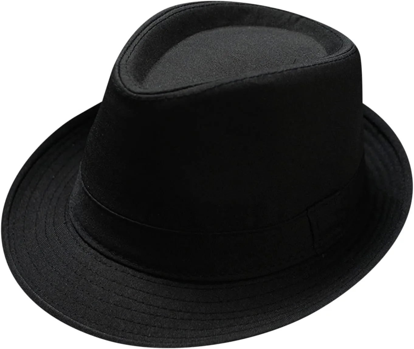 YOLAI Stra𝐰 Fedora Hat for Men Panama Hat Short Brim Summer Summer Trilb𝐲 Hat Sun Hat Trilb𝐲 Fedora Hat