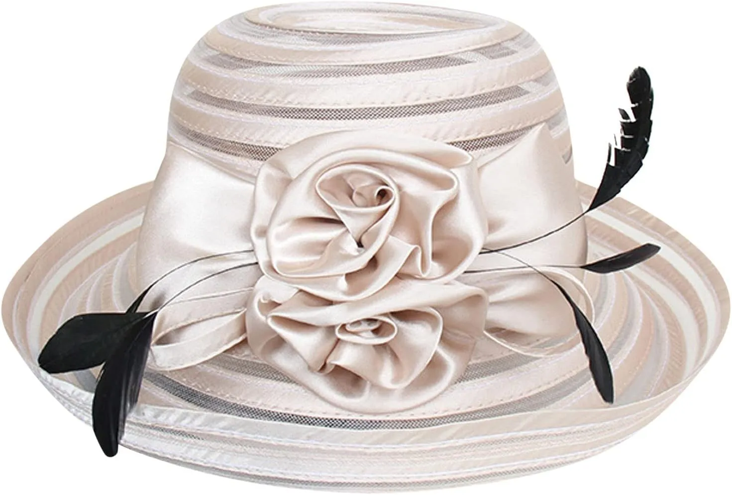 YOLAI Women 2024 Church Hats Fascinators Hat for Women Church Tea Party Headband Summer Wedding Cocktail Hat