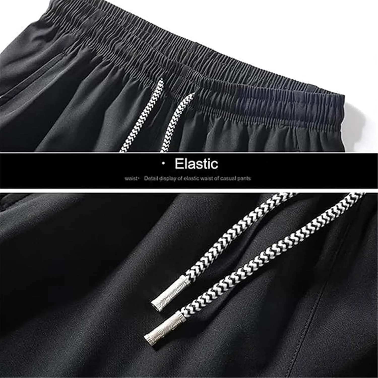 Yyclothing Mens Drawstring Shorts, Adjustable Elastic Lace-Up Gym Gym Solid Color Casual Athletic Quick Dry Shorts
